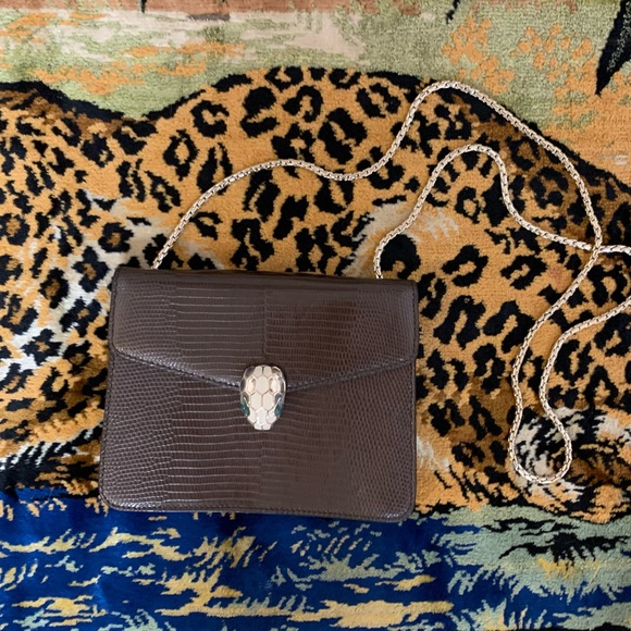 SOLD Bvlgari Bulgari Serpentine Forever Karung Exotic Leather Bag - Picture 2 of 15